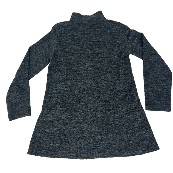 Eileen Fisher Stand Jacket Womens PP Gray Terrazzo Stretch Ripple Zip Up Collar - Picture 2 of 7